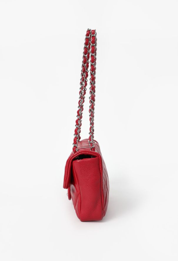 Chanel Classic Quilted Glazed Caviar Flap Bag - 3