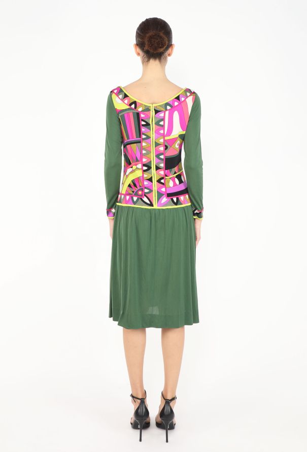 Emilio Pucci 1969 Geometric Print Dress - 2