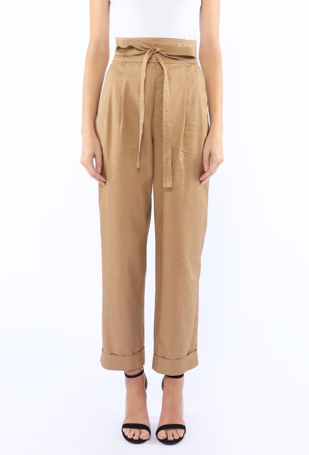 Saint Laurent Belted Pleated Trousers, 2025 - 3
