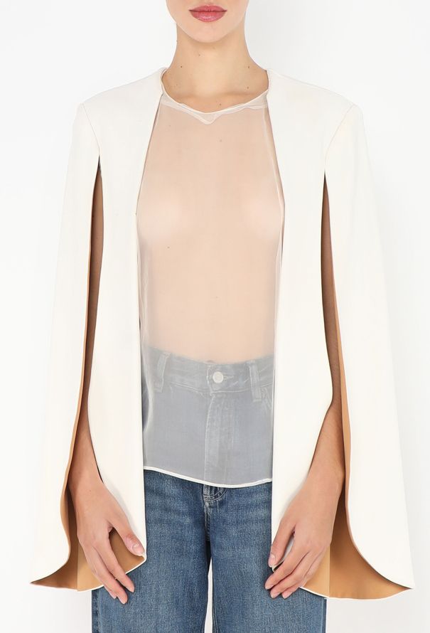 Céline Rare S/S 2011 Trompe L'œil Cape Top - 3