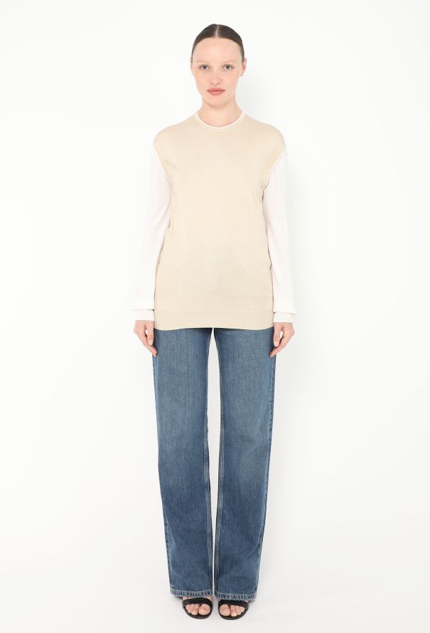 Layered Cashmere Sweater - Céline | Authentic & Vintage | ReSee Layered Cashmere Sweater - Céline | Authentic & Vintage | ReSee