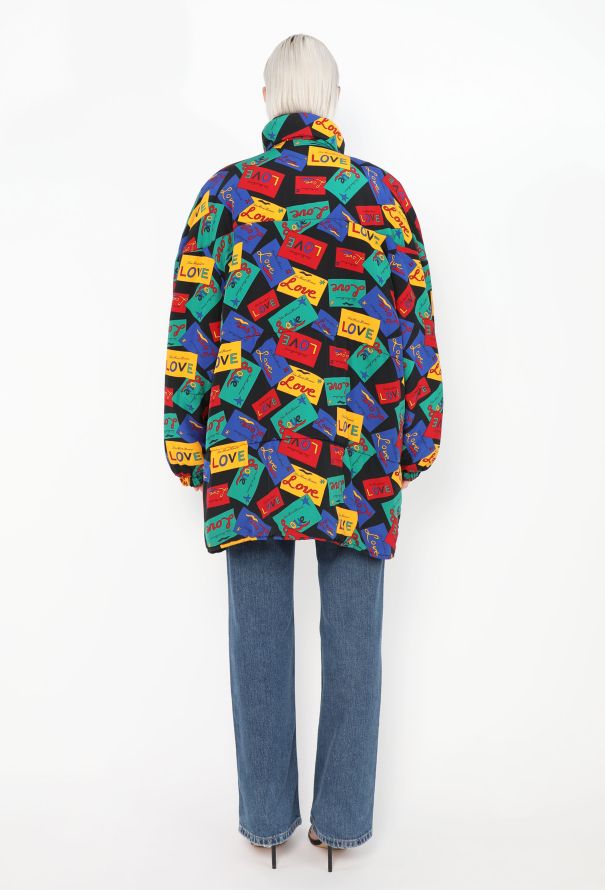 Saint Laurent Vintage Reversible Love Puffer Coat - 6 Saint Laurent Vintage Reversible Love Puffer Coat - 6