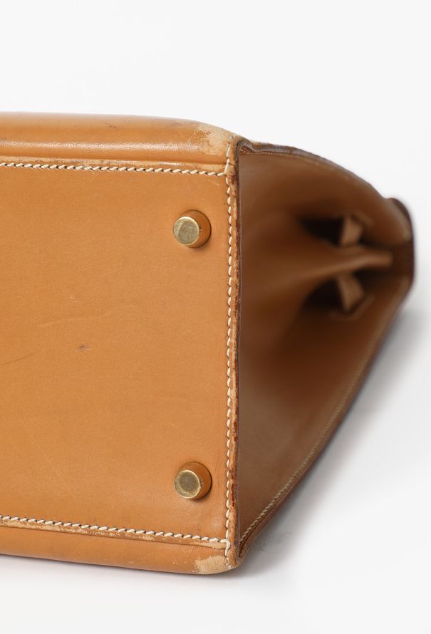 Hermès Vintage Gold Box Kelly Sellier 35 - 14
