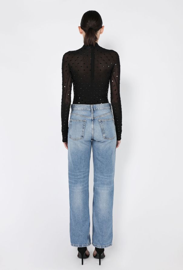 Alaïa Crystal Embellished Bodysuit, 2022 - 4
