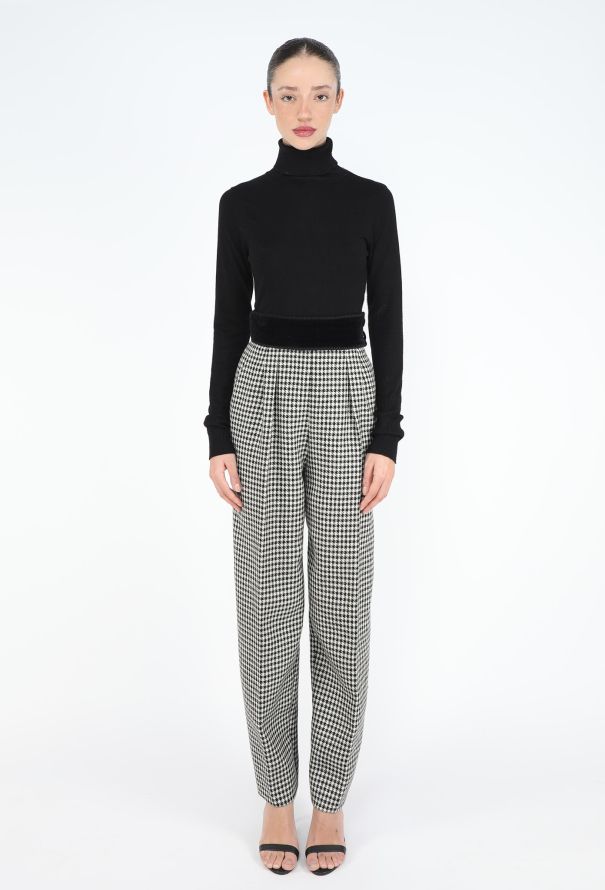 Saint Laurent F/W 1992 Houndstooth Trousers - 1