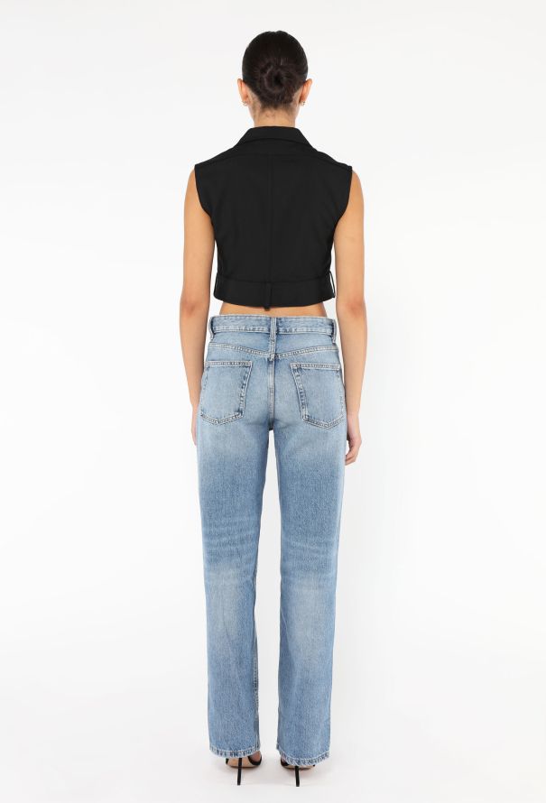 Balenciaga 2002 Cropped Wool Vest - 3