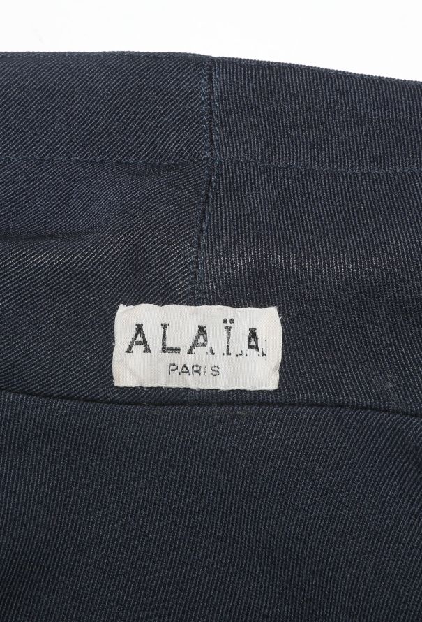 Alaïa F/W 1984 Shawl Belted Coat - 6