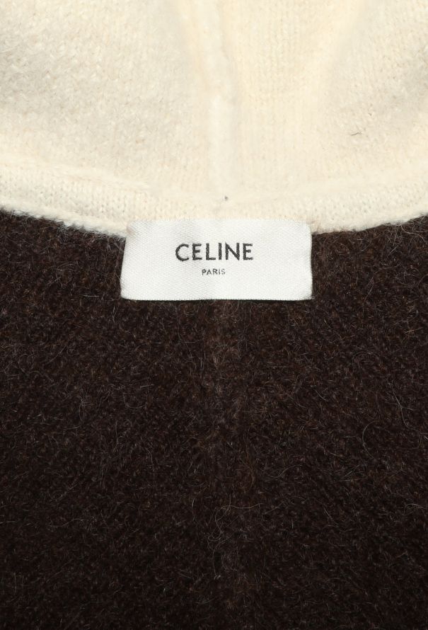 Céline F/W 2019 Alpaca Hooded Poncho - 7 Céline F/W 2019 Alpaca Hooded Poncho - 7