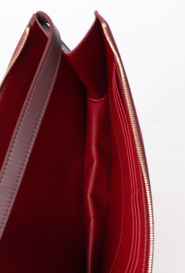Céline Burgundy Calfskin Clutch - 13 Céline Burgundy Calfskin Clutch - 13