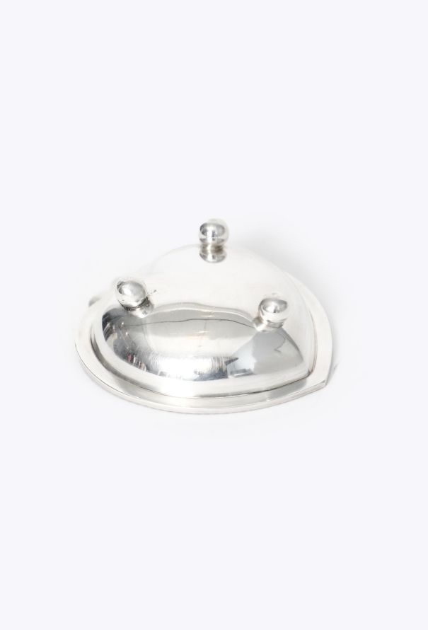 Dior 1960s Silver Heart Ashtray - 4