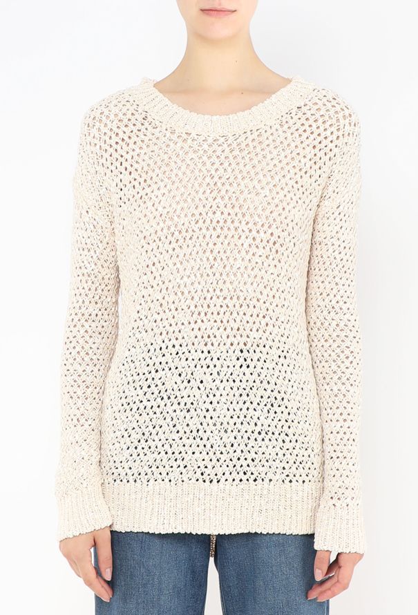 The Row Crochet Open-Knit Sweater - 1