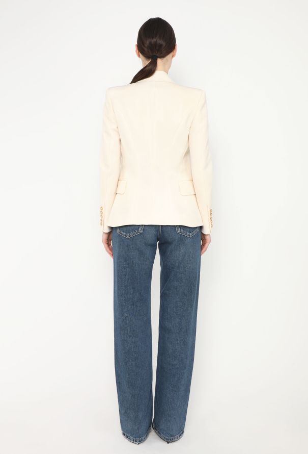 Balmain Tailored Emblem Blazer - 6