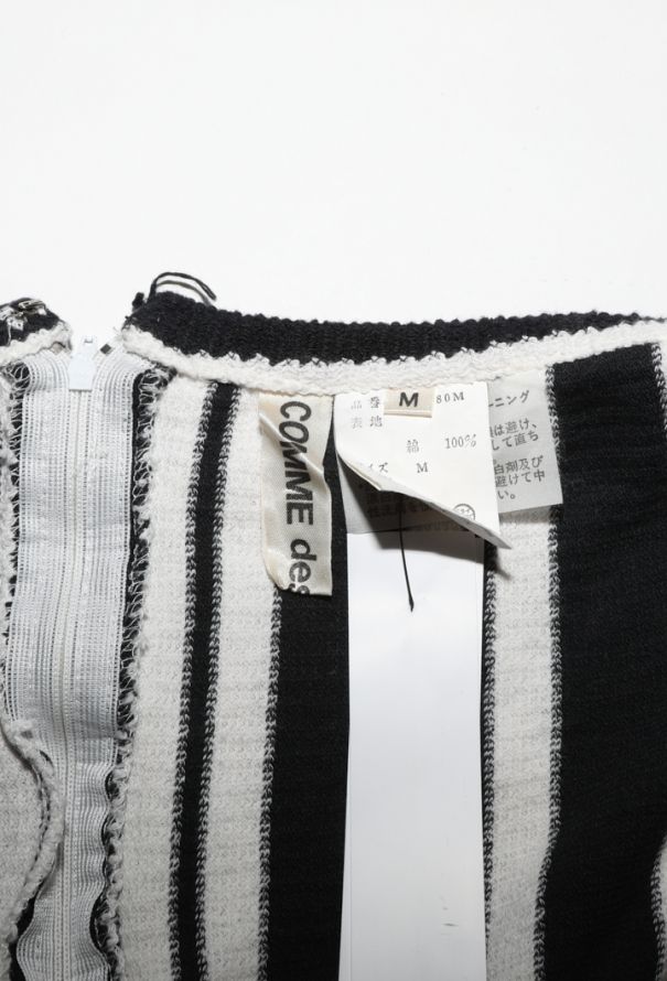 Comme des Garçons Striped Knit Asymmetrical Dress, 1990 - 7