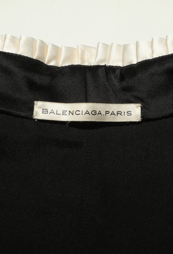 Balenciaga 2007 Embellished Trim Silk Dress - 5 Balenciaga 2007 Embellished Trim Silk Dress - 5