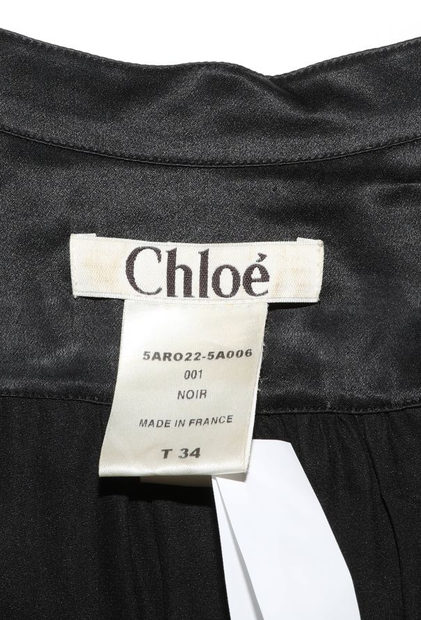 Chloé Pleated Silk Charmeuse Dress - 5 Chloé Pleated Silk Charmeuse Dress - 5