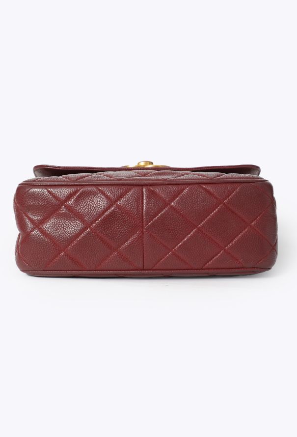 Chanel Vintage '90s Quilted Caviar Shoulder Bag - 6