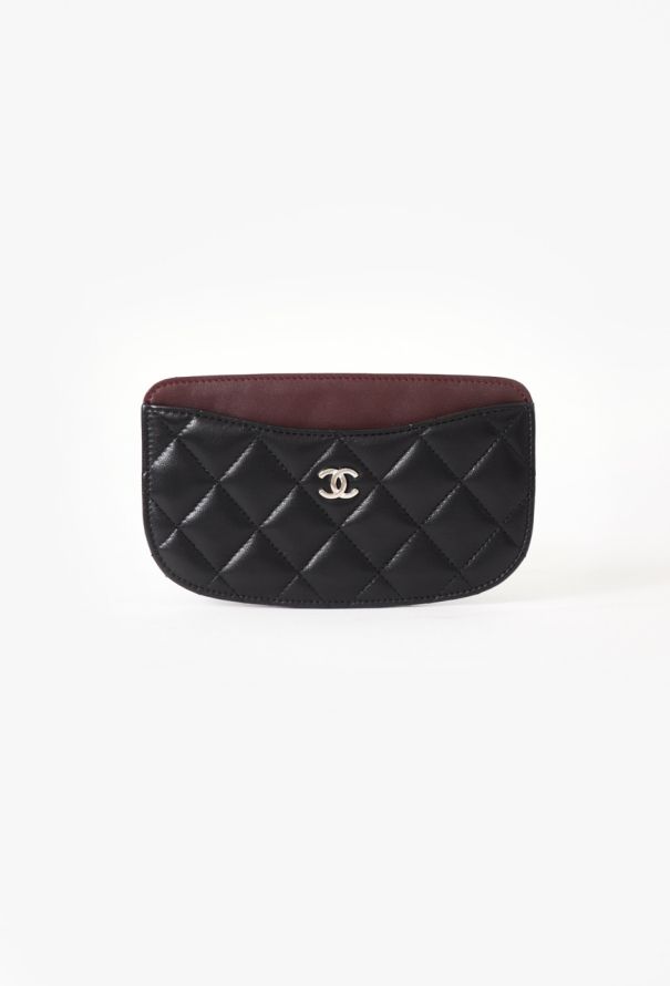 Chanel Black Classic Quilted Cardholder - 1