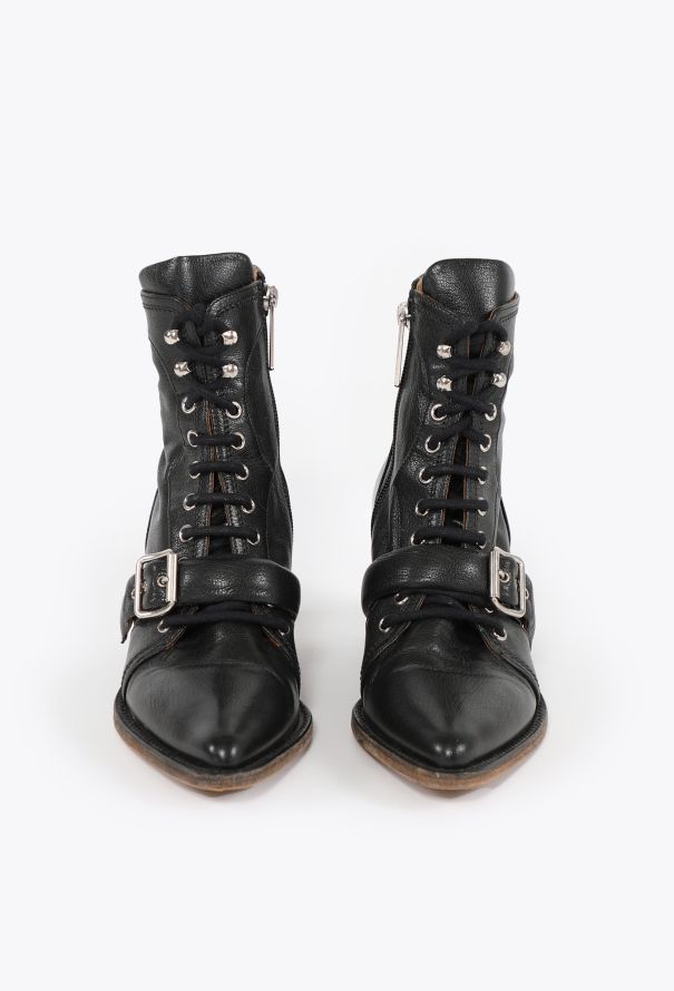 Chloé S/S 2018 Rylee Lace-Up Boots - 3