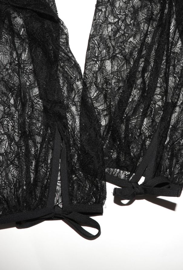 Chanel 2004 Lace Grosgrain Pants - 7