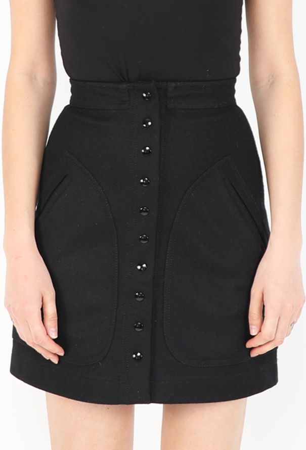 Balenciaga A-Line Button Skirt, F/W 2003 - 3