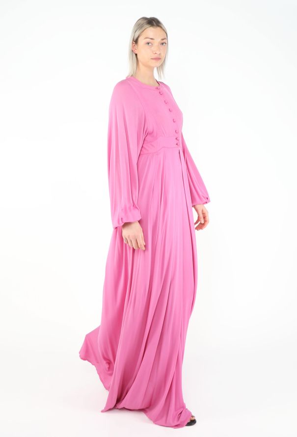 Jean Muir '70s Silk Pleated Gown - 4