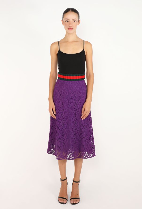 Gucci Floral Lace Skirt, Resort 2016 - 1