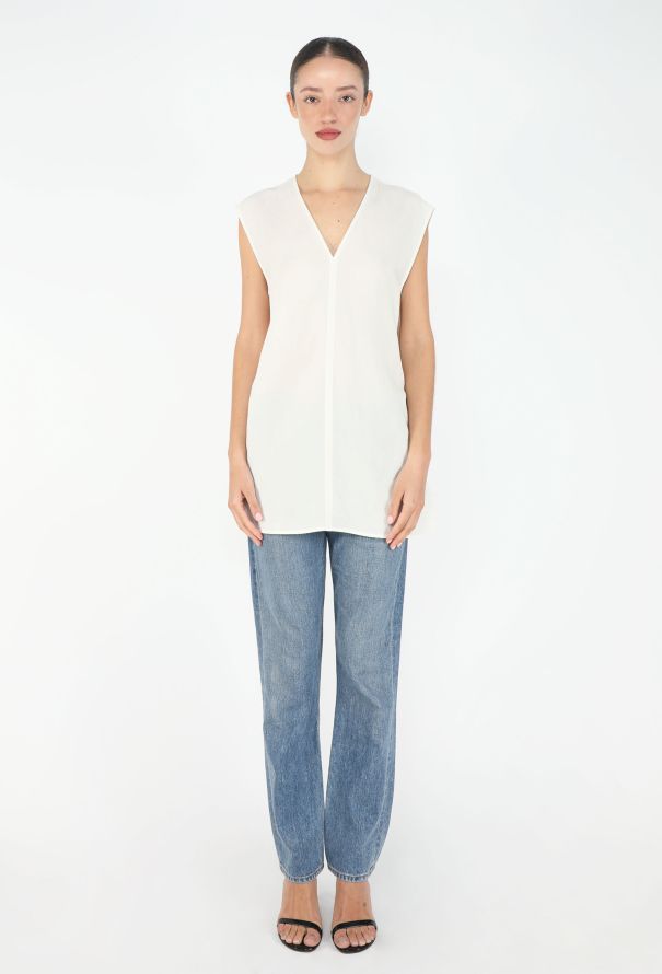 Toteme Linen V-Neck Tunic, 2024 - 2