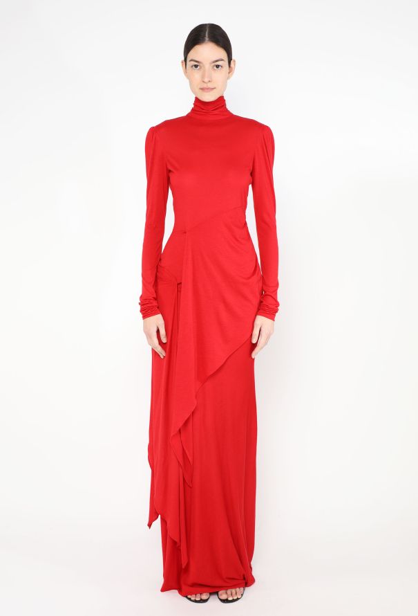 Emanuel Ungaro Late '90s Draped Cashmere Gown - 2 Emanuel Ungaro Late '90s Draped Cashmere Gown - 2
