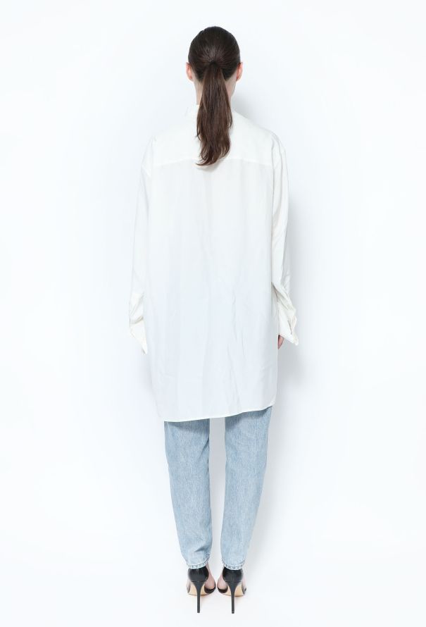 Loewe 2020 Asymmetrical Cotton Tunic - 3