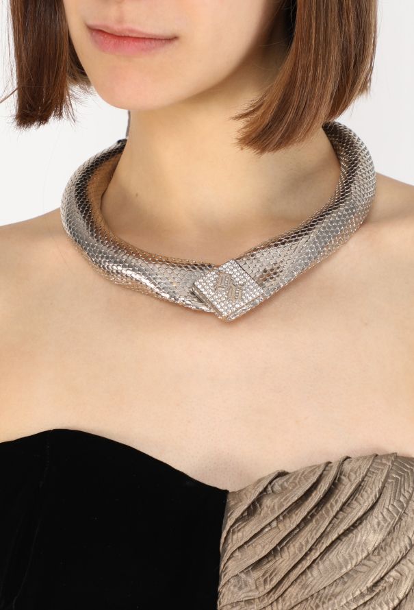Gianni Versace Serpent Scale Sculpted Choker, 1983 - 1