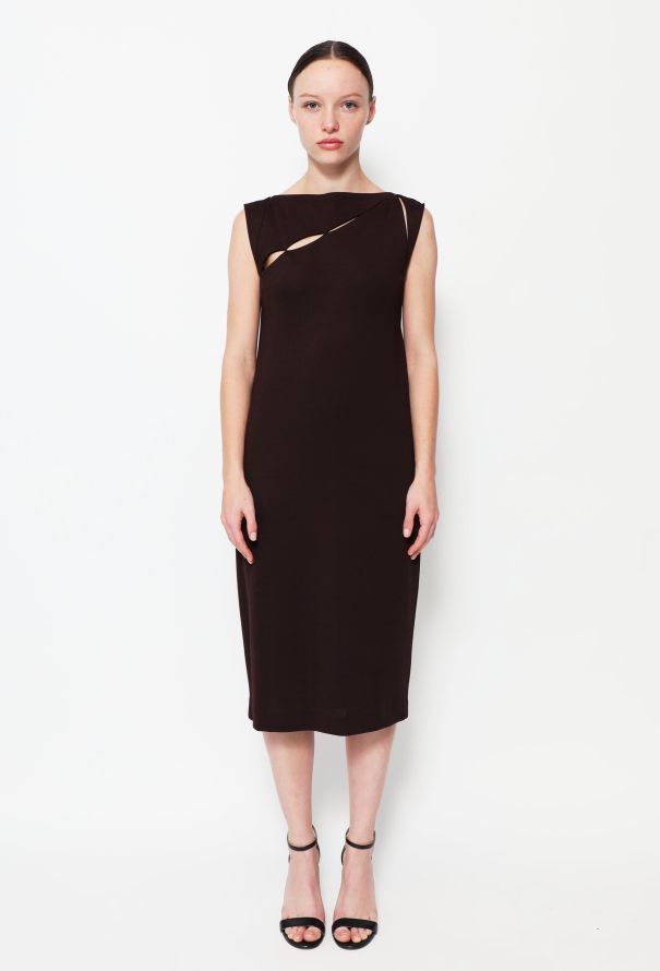 Bottega Veneta Cut-Out Midi Dress - 1