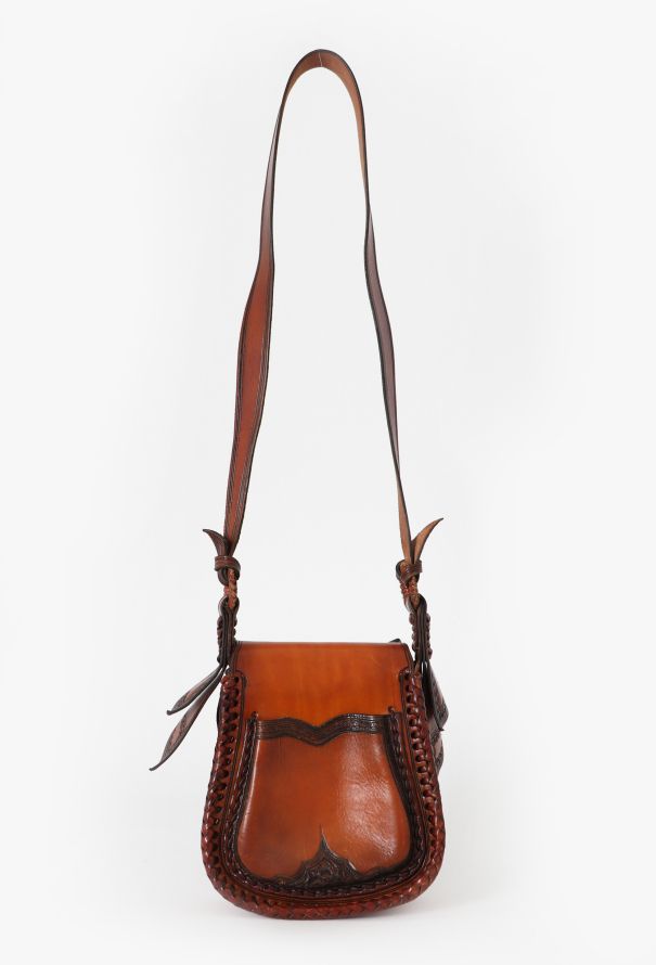World Treasures Spanish Hand Tooled Leather Bag - 3 World Treasures Spanish Hand Tooled Leather Bag - 3