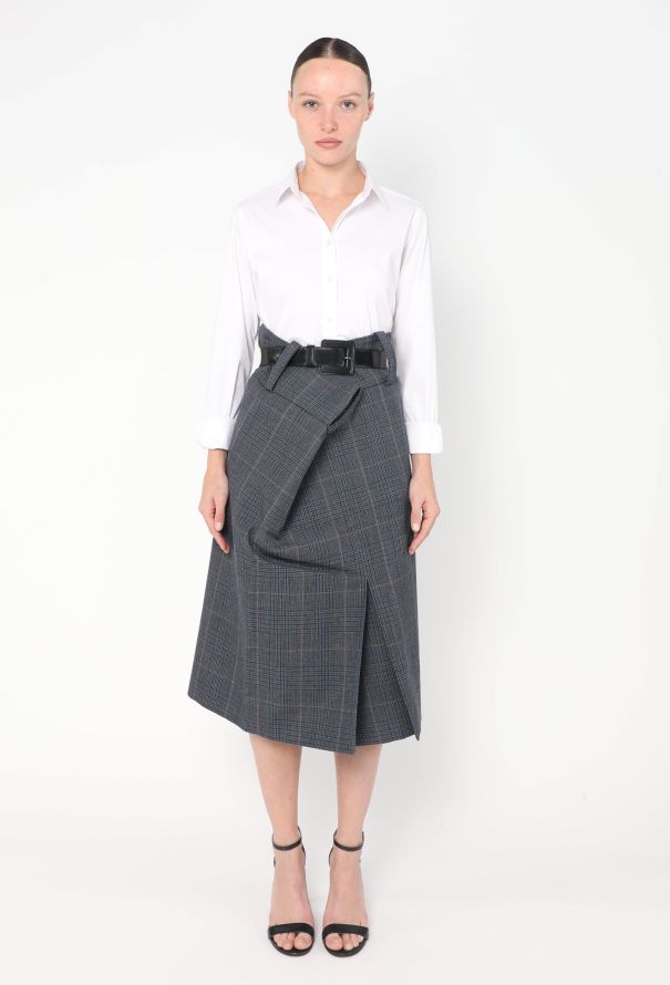 Balenciaga F/W 2017 Asymmetrical Folded Skirt - 1