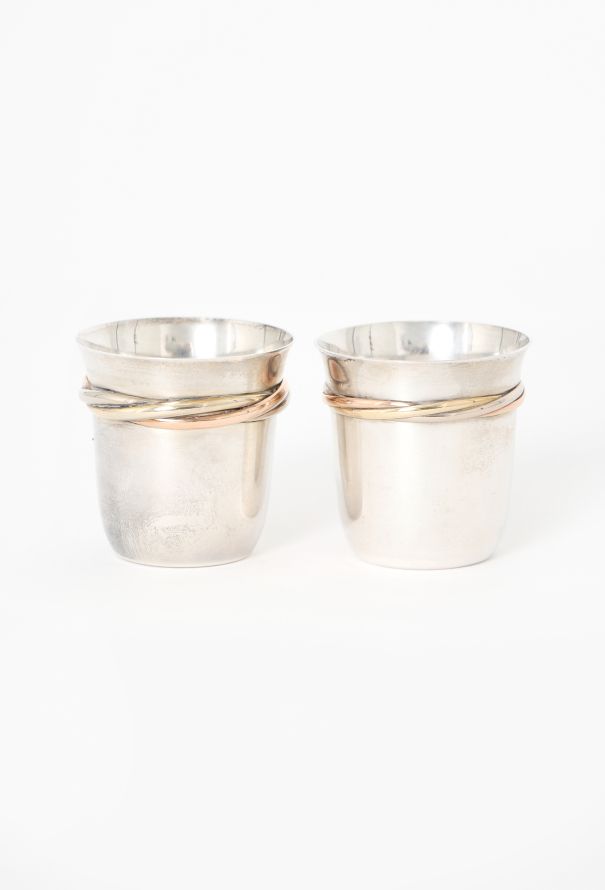 Cartier '70s Silver Trinity Shot Glasses - 1
