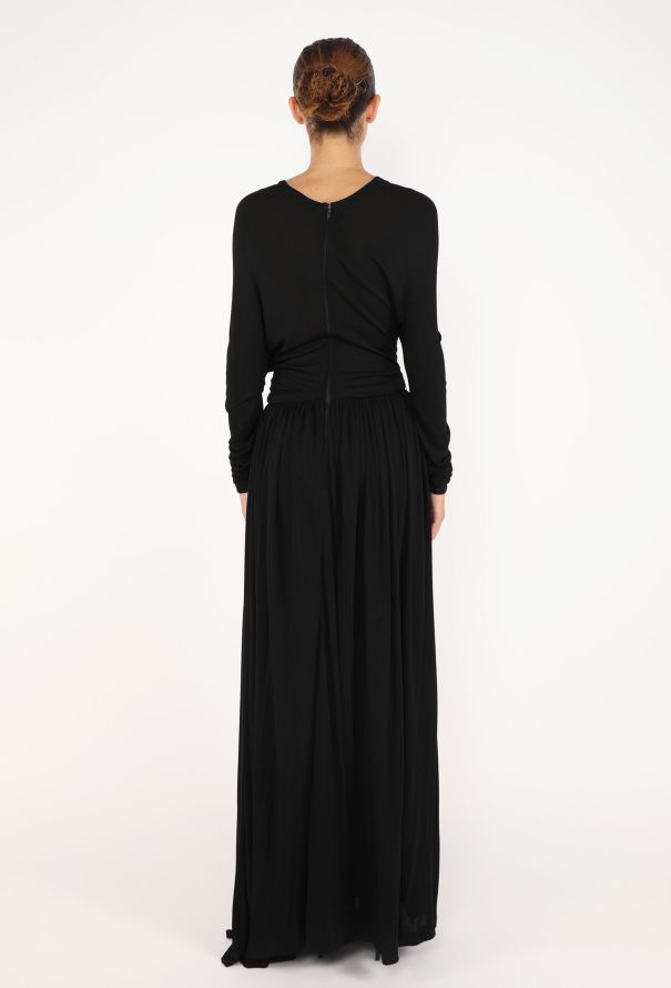 Nina Ricci Vintage Jersey Batwing Gown - 6