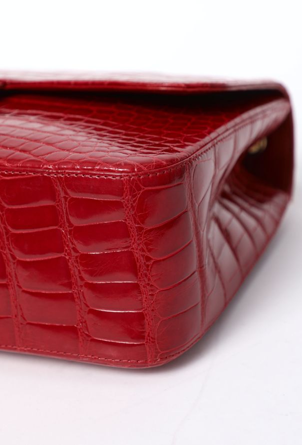 Chanel Jumbo Timeless Bag in Red Alligator – Bespoke Order - 10 Chanel Jumbo Timeless Bag in Red Alligator – Bespoke Order - 10
