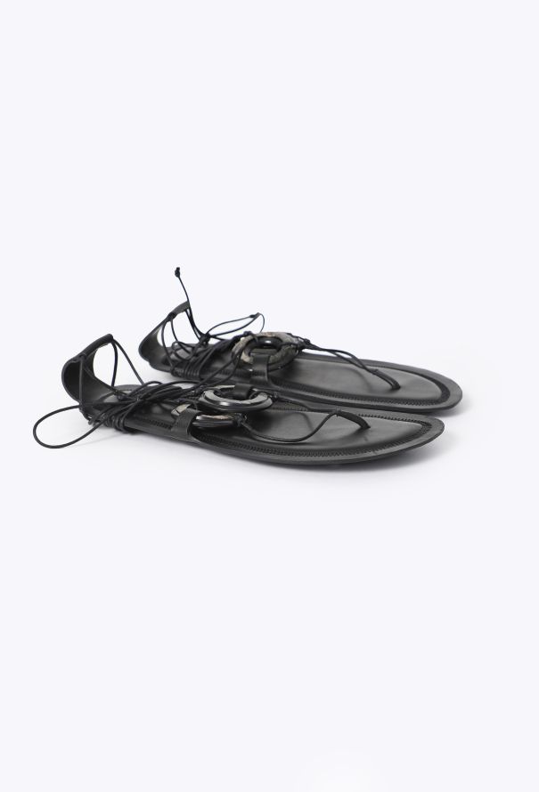 The Row S/S 2022 Gladiator Horn Sandals - 3