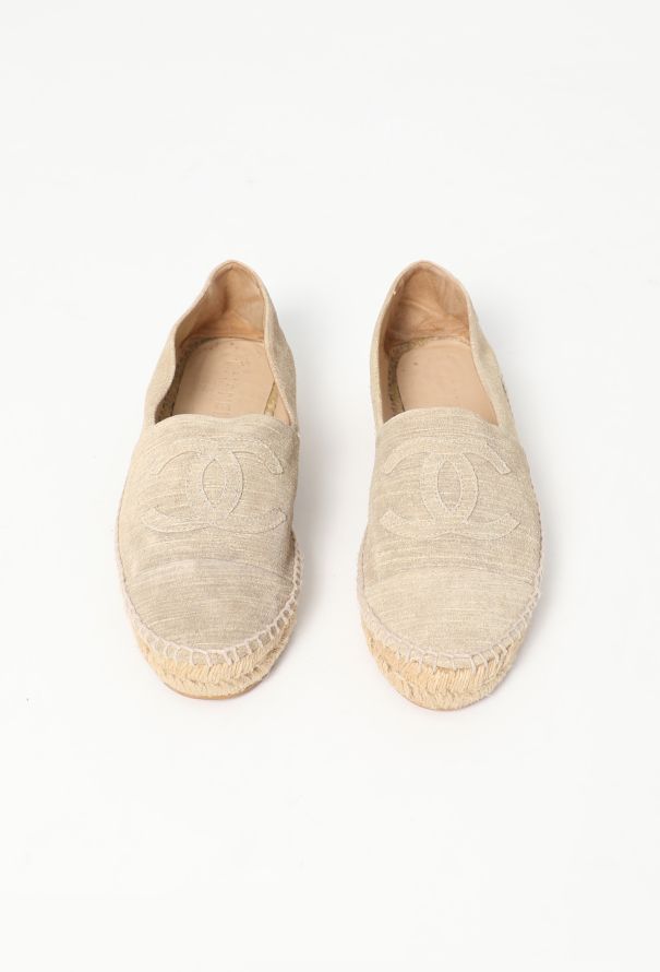 Chanel Tonal Suede 'CC' Espadrilles - 3 Chanel Tonal Suede 'CC' Espadrilles - 3
