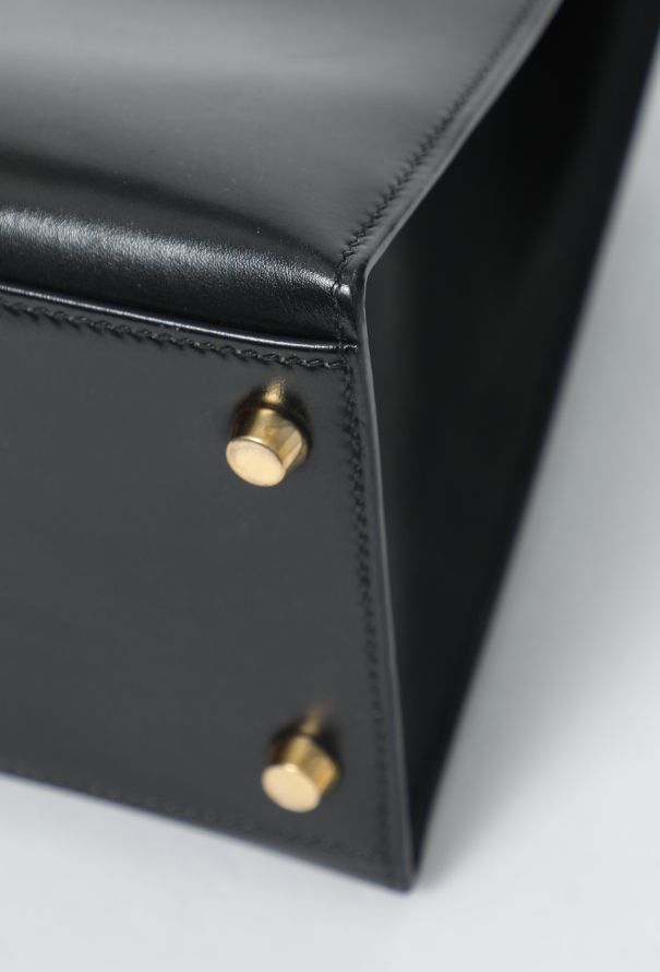 Hermès Vintage Black Box Kelly Sellier 32 - 13
