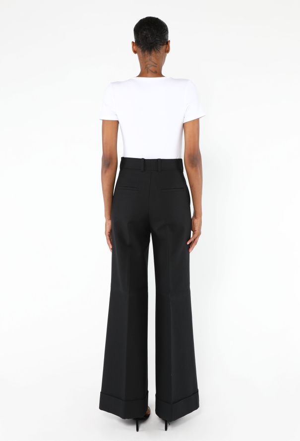 Khaite Wide-Leg Cuffed Trousers - 4 Khaite Wide-Leg Cuffed Trousers - 4