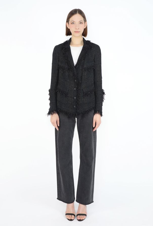 Chanel 2007 Iridescent Tweed Blazer - 2