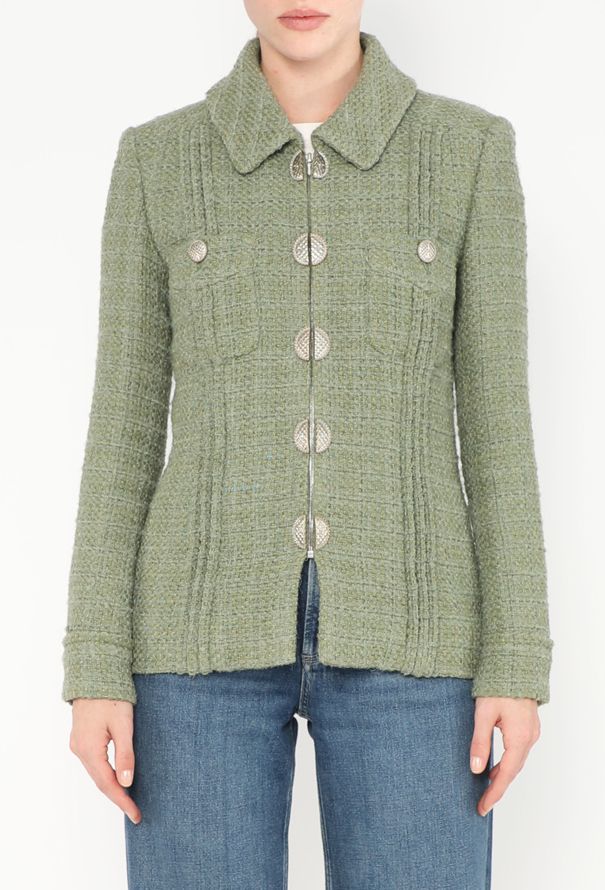 Chanel Resort 2017 Quilted Tweed Jacket - 1