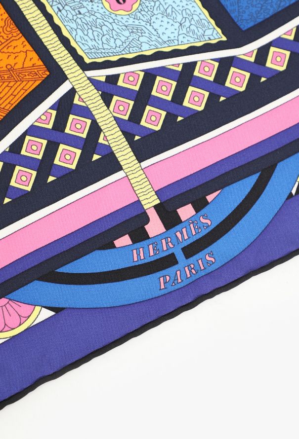 Hermès 2018 'Le Tour Du Monde en 63 Cases' 90cm Carré - 7 Hermès 2018 'Le Tour Du Monde en 63 Cases' 90cm Carré - 7