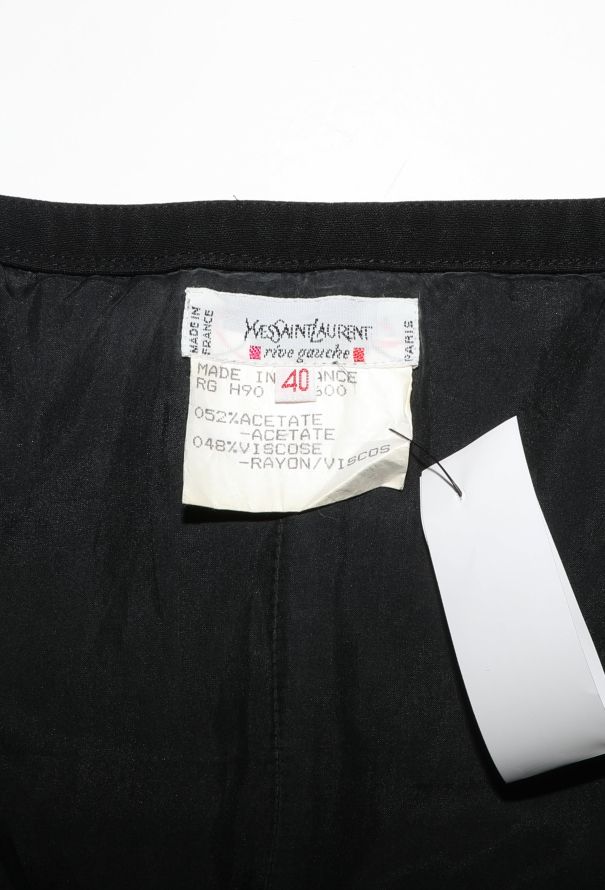 Saint Laurent Fall 1990 Wrap Bustier Top - 4