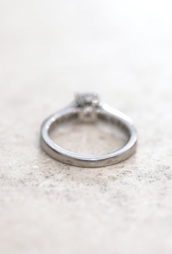 Cartier Platinum & Diamond Solitaire Ring - 6 Cartier Platinum & Diamond Solitaire Ring - 6
