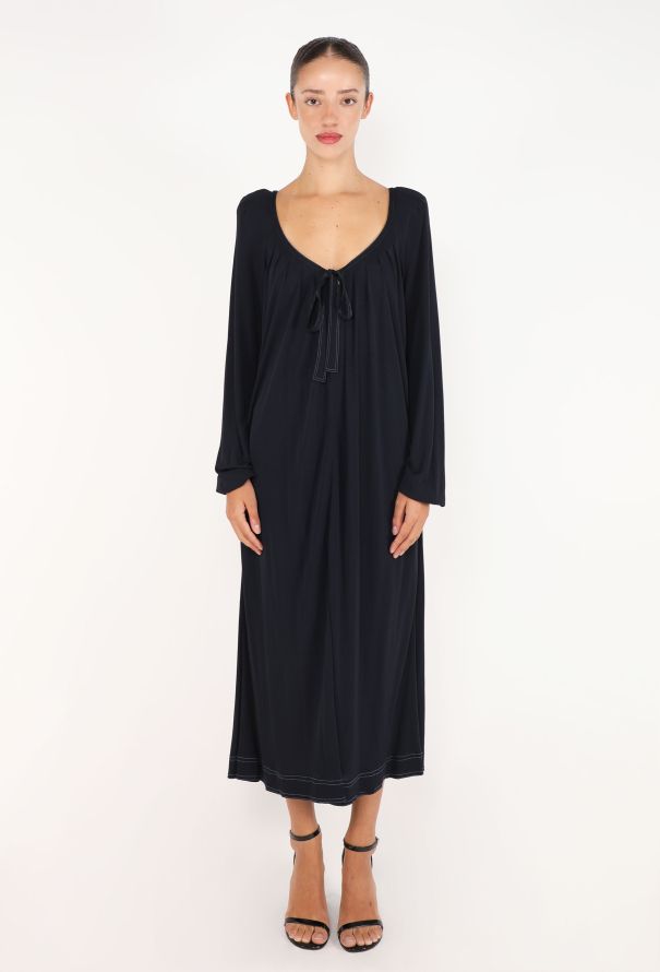 Jean Muir Pleated Jersey Dress, 1980s - 2