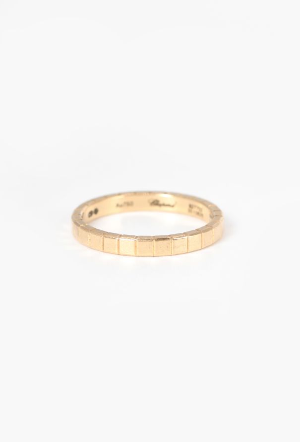 Chopard 18k Yellow Gold Ice Cube Ring - 1