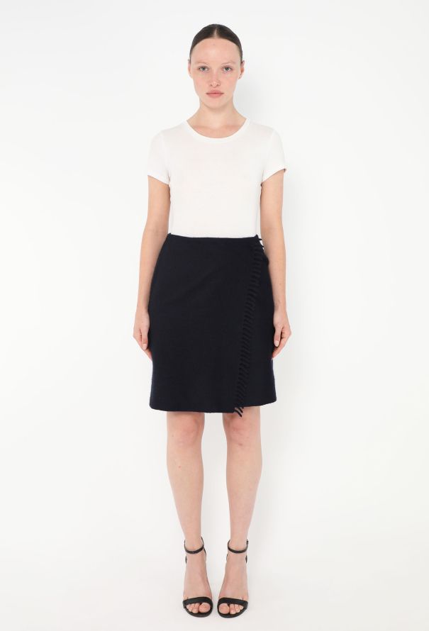 Prada 2023 Cashmere Wrap Skirt - 4