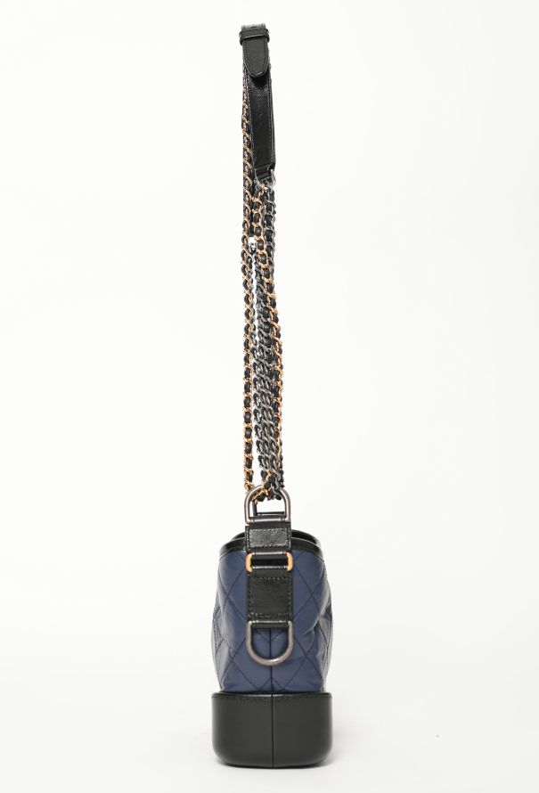 Chanel Navy Small Gabrielle Hobo Bag - 5