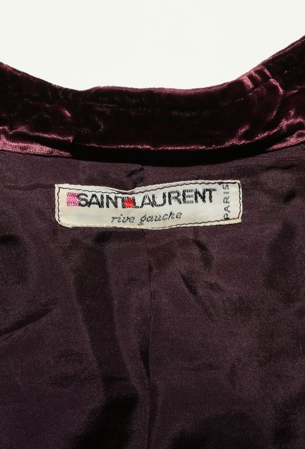 Saint Laurent RARE 1969 Crushed Velvet Safari Ensemble - 7 Saint Laurent RARE 1969 Crushed Velvet Safari Ensemble - 7